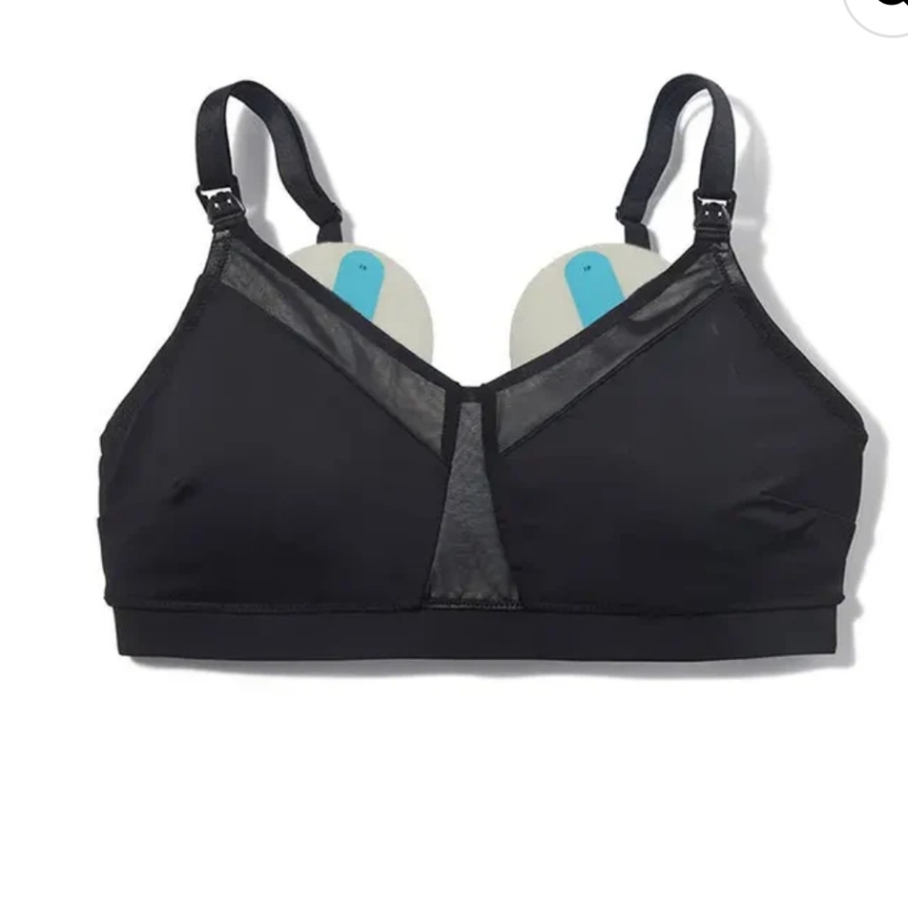 The Dairy Fairy Daily Nursing & Pumping Bra Size Medium Black